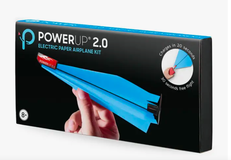 Power Up 2.0 Paper Airplane - Blue-by-Tailor