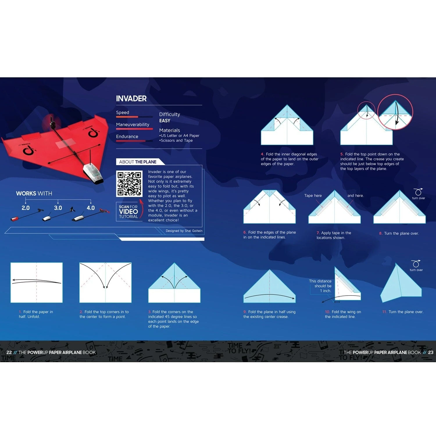 Power Up Paper Airplane Booik by Tailor 4