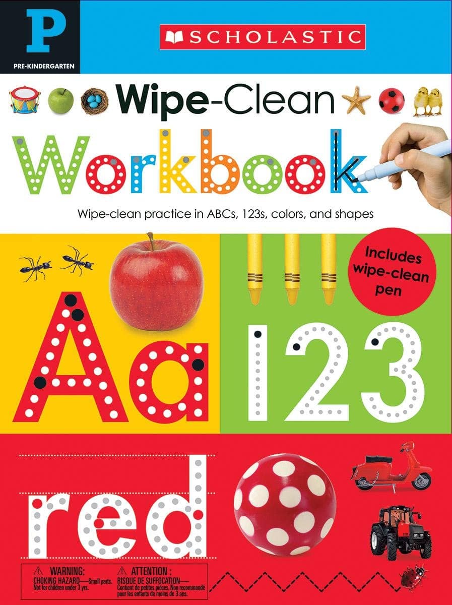 Pre K Wipe Clean Workbook Scholastic Early Learners by Scholastic