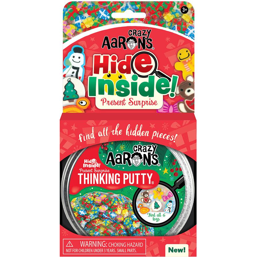 Present Surprise Thinking Putty Hide Inside Series by Crazy Aarons Putty World