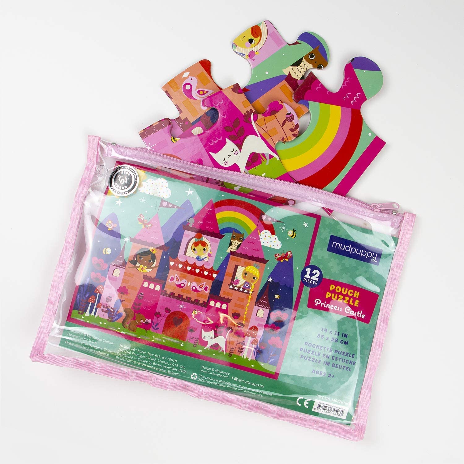 Princess Castle 12 Piece Pouch Puzzle by Mudpuppy 3