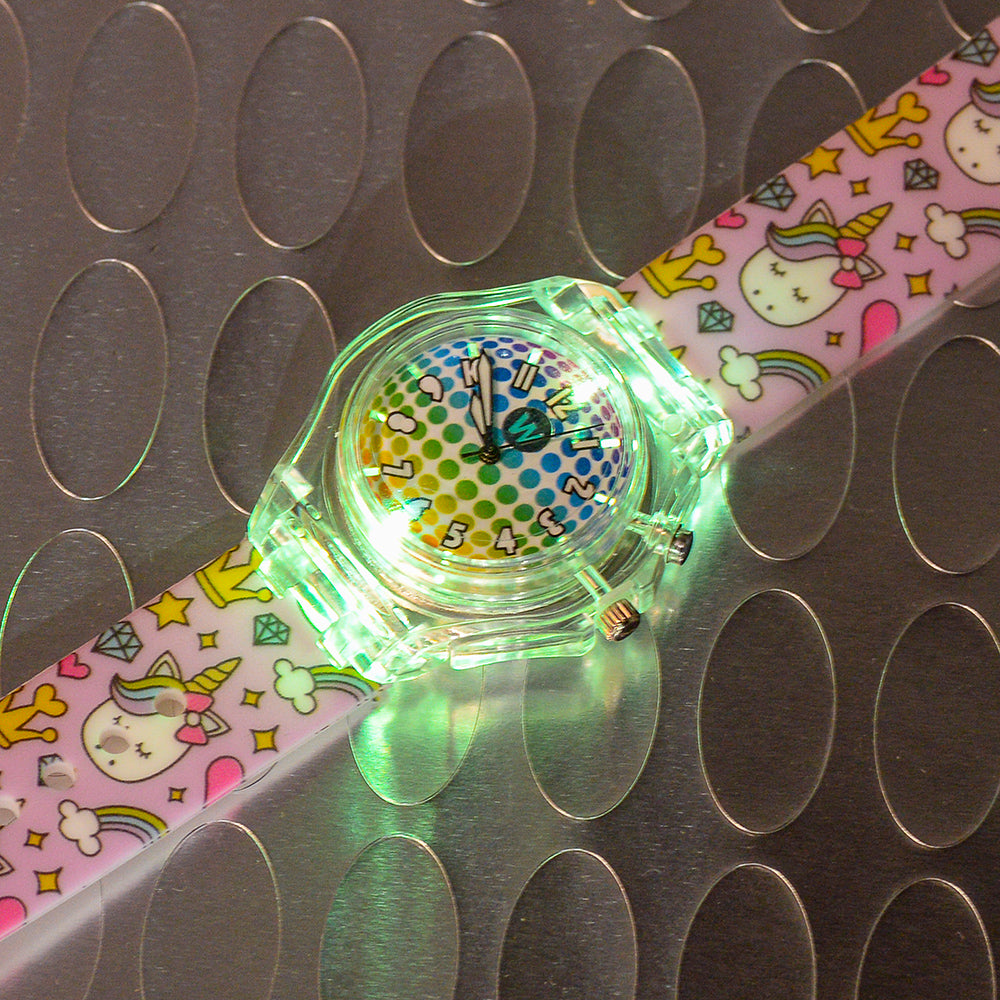 Princess Unicorn Glow LED Light UP Slap Watch by Watchitude 2