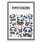 Pro Gamer Panda Sticker Sheet-by-Pipsticks