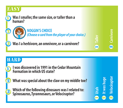 Professor Noggins Dinosaurs Card Game by Outset Media 1