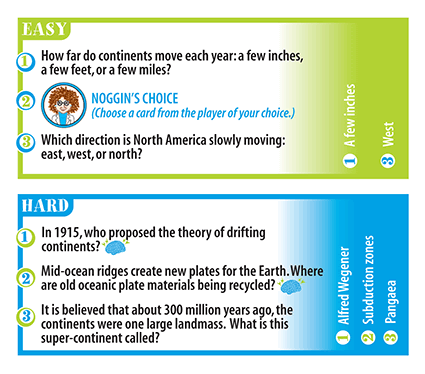 Professor Noggins Earth Science Card Game by Outset Media 1