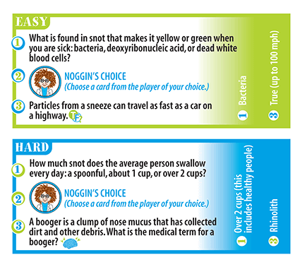 Professor Noggins Human Body Card Game by Outset Media 1