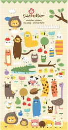 Puffy Animal Farm Stickers by BC USA