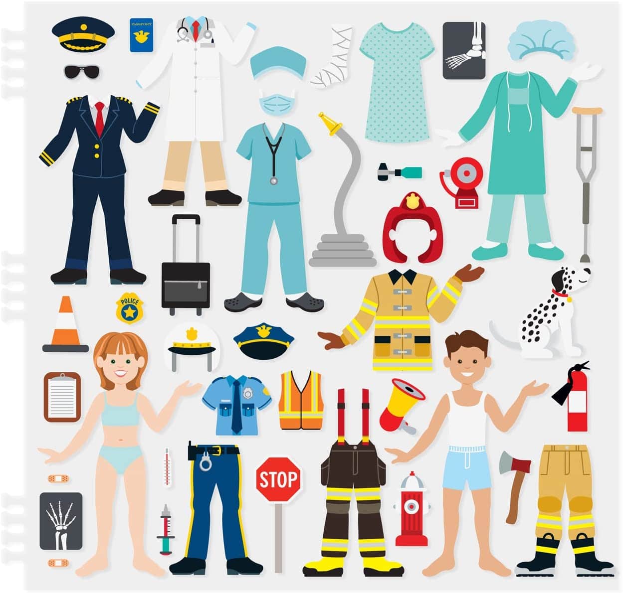 Puffy Sticker Activity Book Cool Careers by Melissa Doug 1