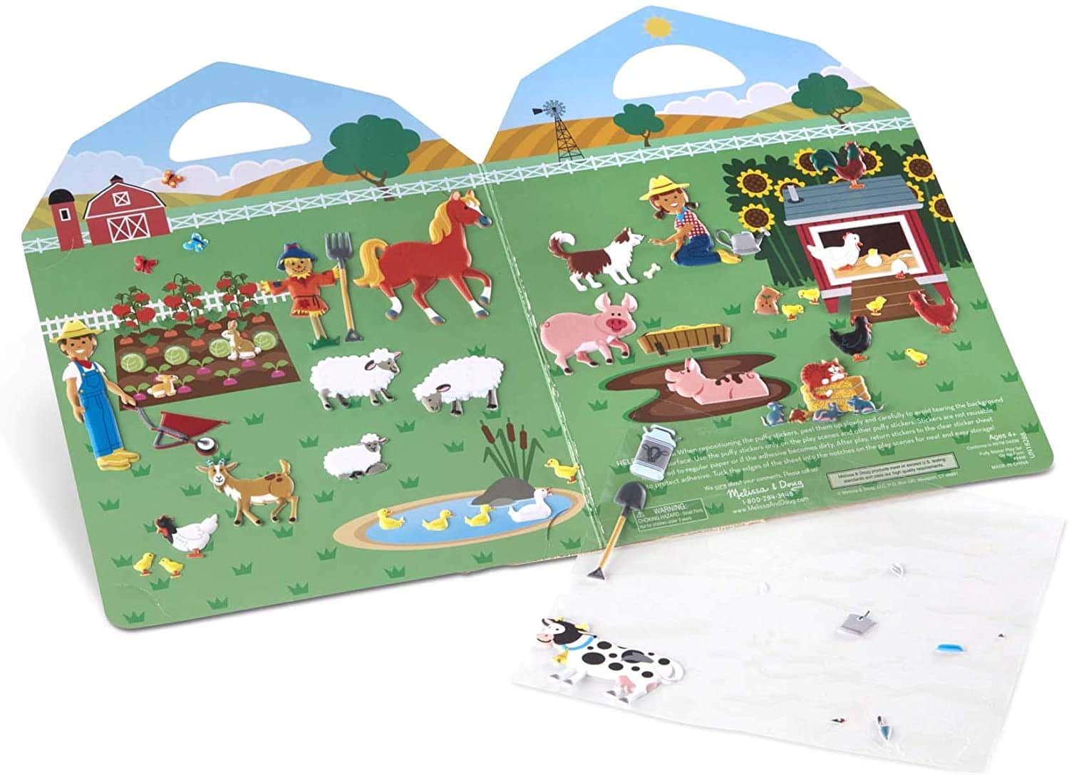Puffy Sticker Play Set On the Farm by Melissa Doug 2