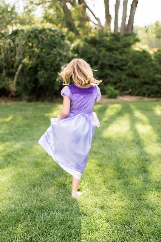 Purple Amulet Princess Dress Medium 3 5 Years by Little Adventures 3