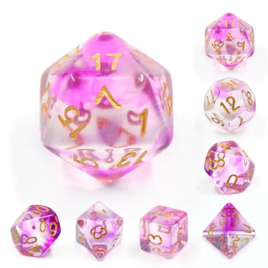 Purple Smoke Set of DIce-by-Foam Brain Games