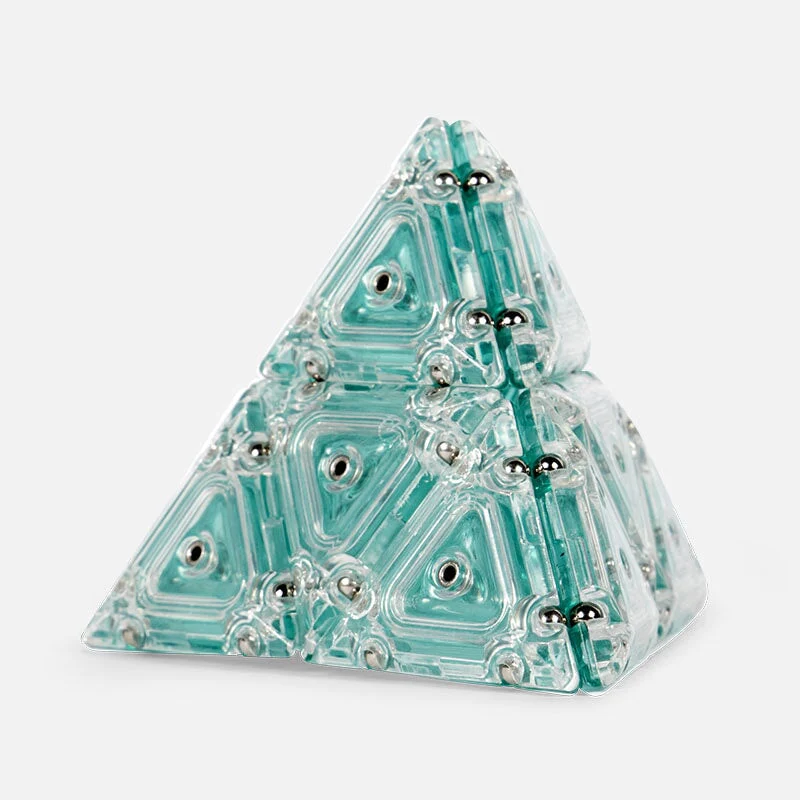 Pyramid Geode Magnetic Fidget Set - Aqua-by-Speks