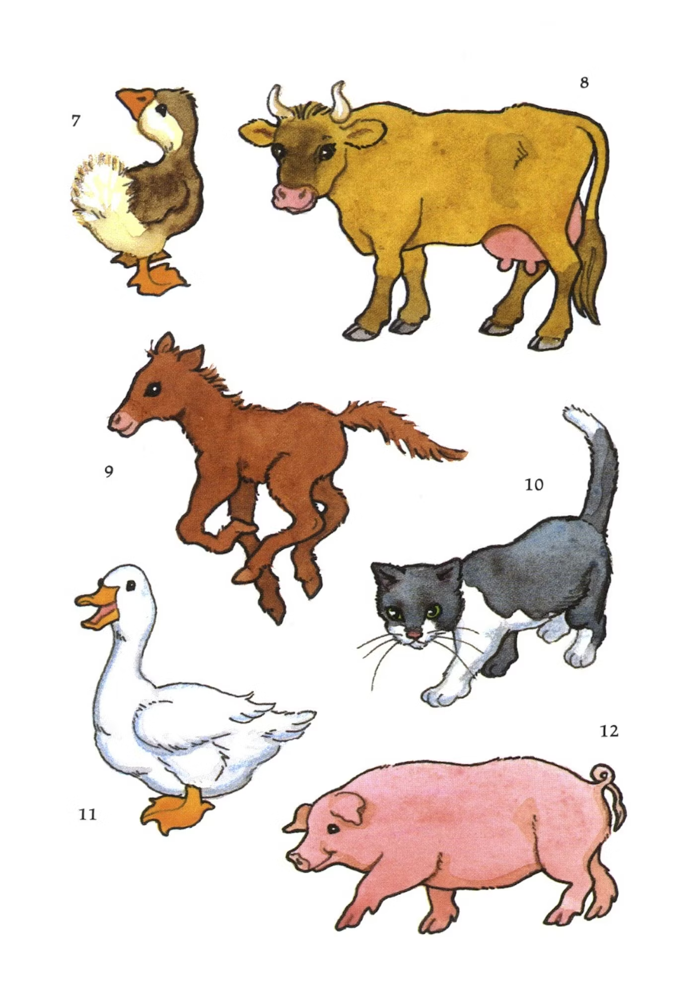 Farm Animals Stickers by Dover Publications