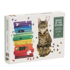 Queen of the Stacks Shaped Puzzle by Galison