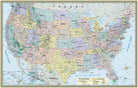 QuickStudy United States Map Laminated Poster by BarCharts