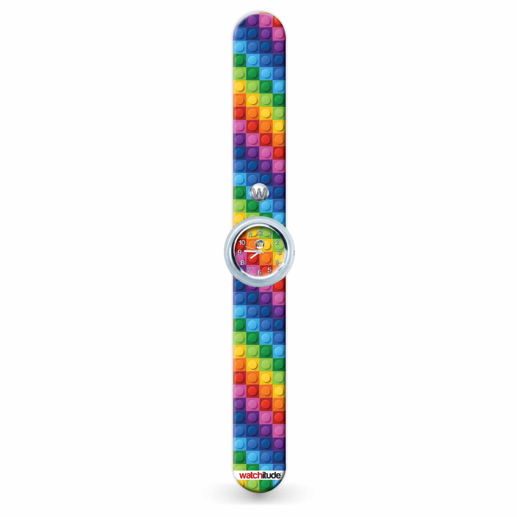 Rainbow Blocks Slap Watch by Watchitude 1