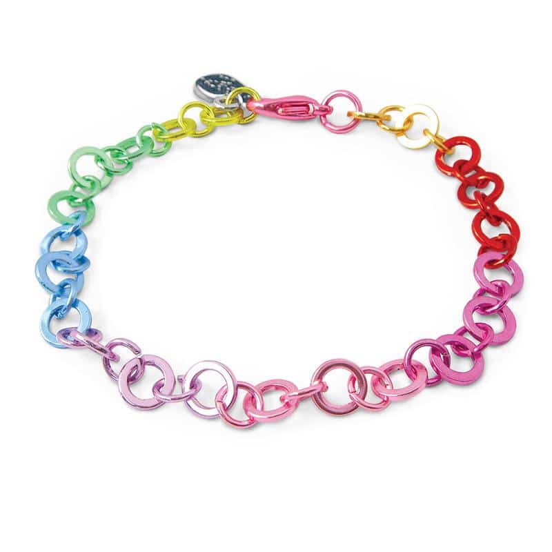 Rainbow Chain Bracelet by Charm It