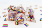 Rainbow Flag RPG Dice Set by Foam Brain Games 2