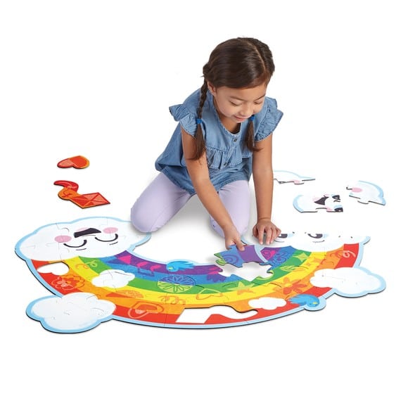 Rainbow Floor Puzzle by Peaceable Kingdom 1