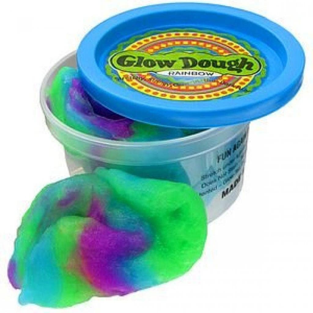Rainbow Glow Dough Slime by Toysmith 1