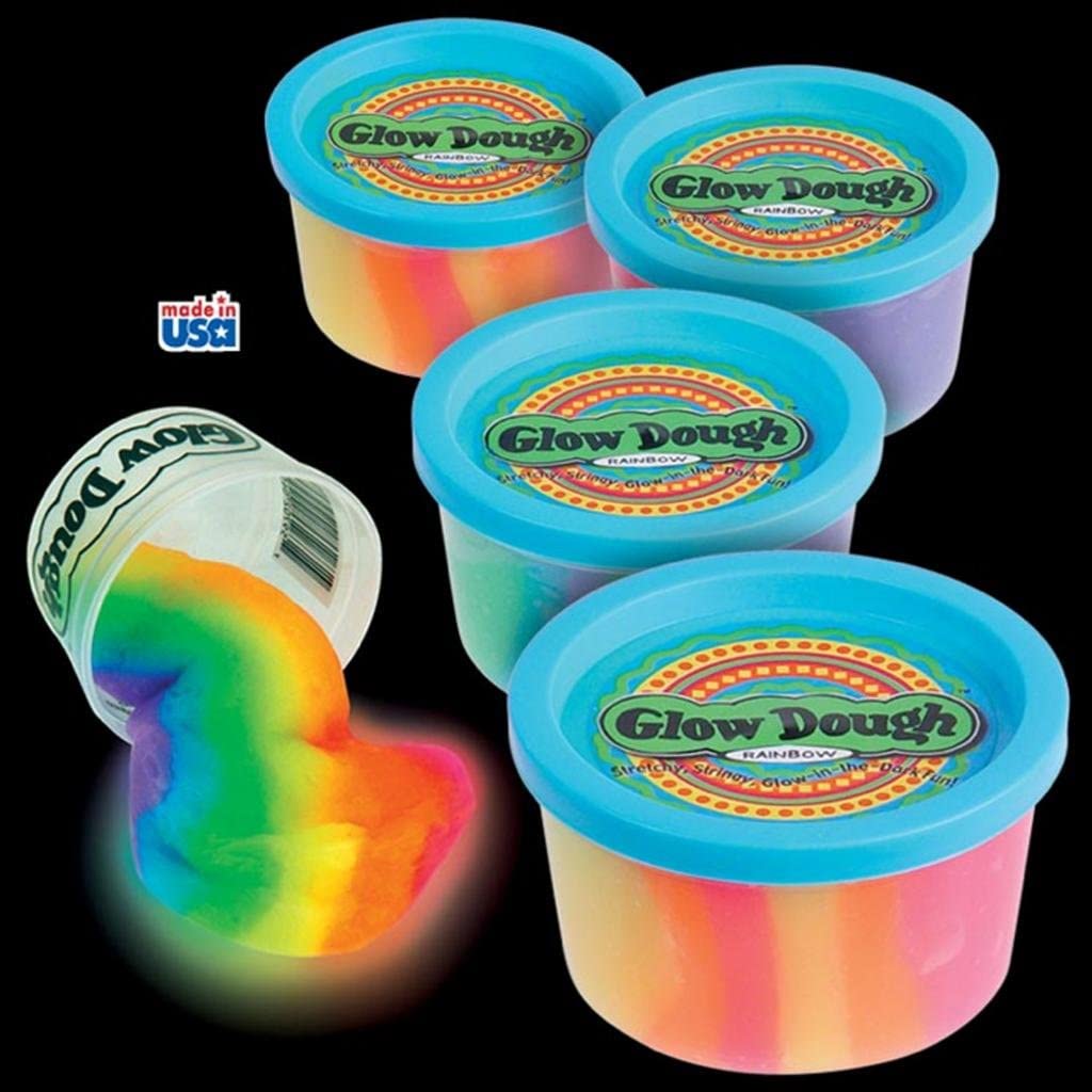 Rainbow Glow Dough Slime by Toysmith 2
