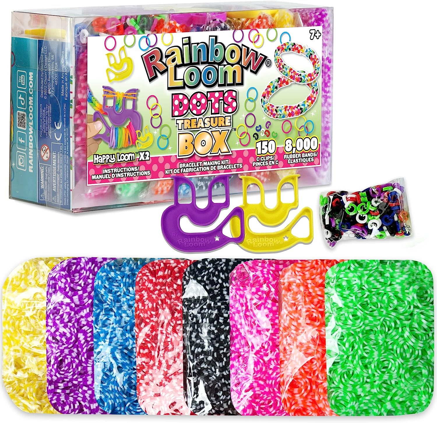 Rainbow Loom Treasure Box - Dots-by-Choons Design