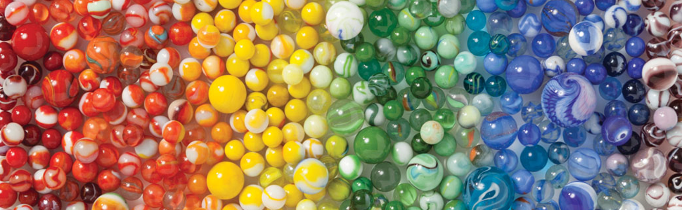 Rainbow Marbles 500pc Puzzle by Galison 3