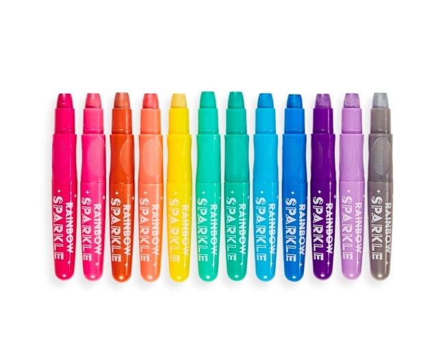 Rainbow Sparkle Watercolor Gel Crayons by Ooly 1