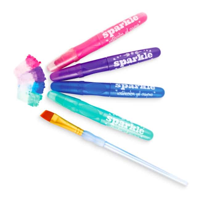 Rainbow Sparkle Watercolor Gel Crayons by Ooly 2
