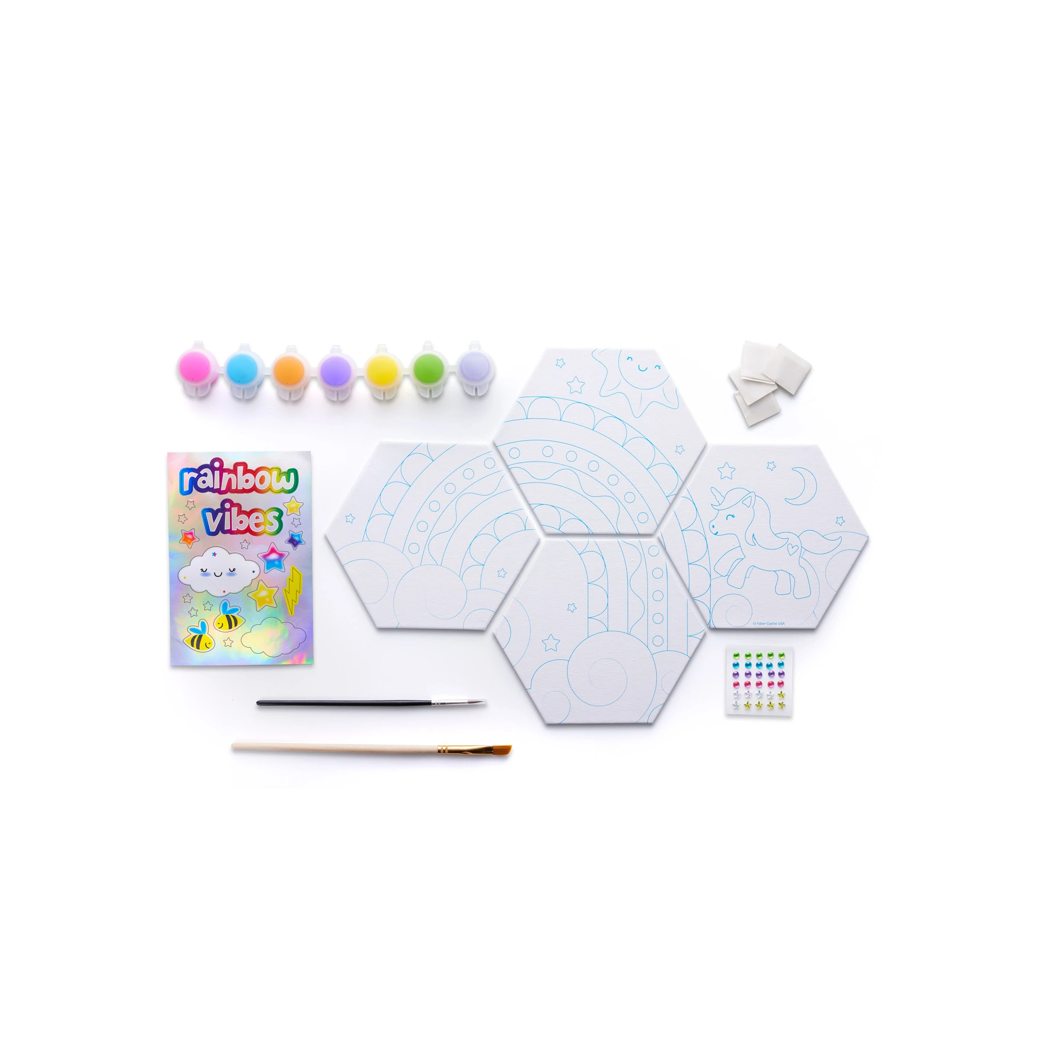 Rainbow Vibes Wall Art by Faber Castell 4