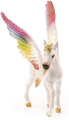 Rainbow Winged Unicorn Foal Figure by Schliech 2