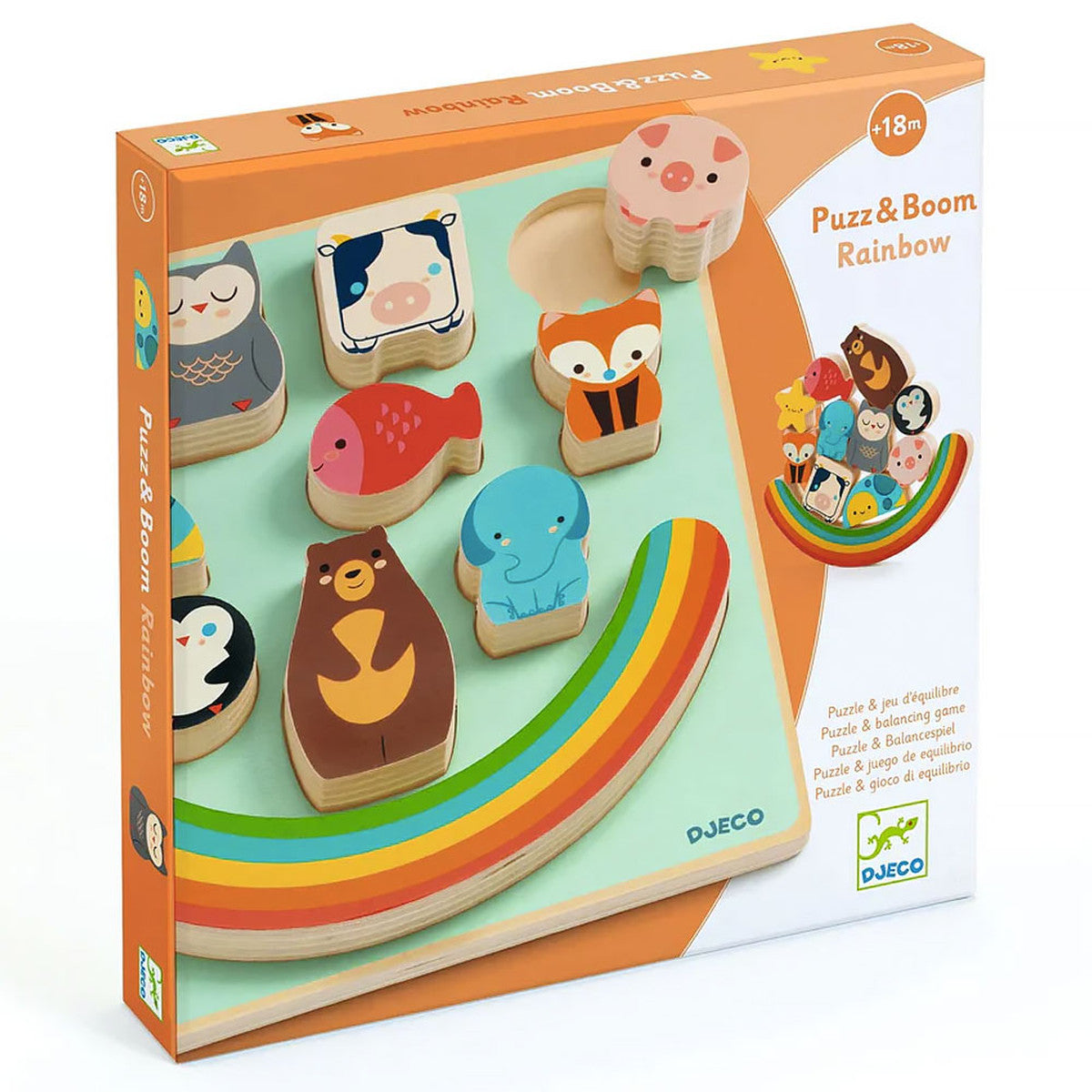 Rainbow Wooden Puzzle-by-Djeco