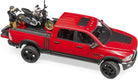 Ram 2500 Power Wagon with Ducati Scarmbler Desert Sled and Driver by Bruder 4