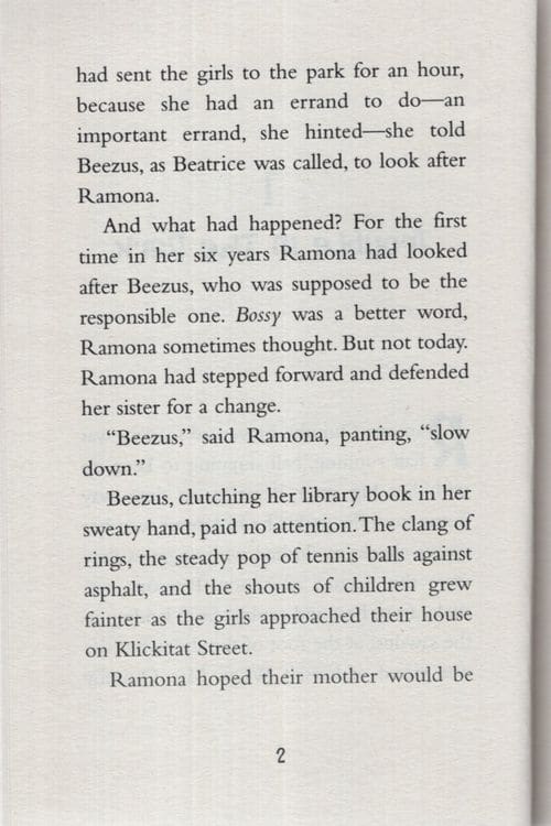 Ramona the Brave by Harper Collins 3