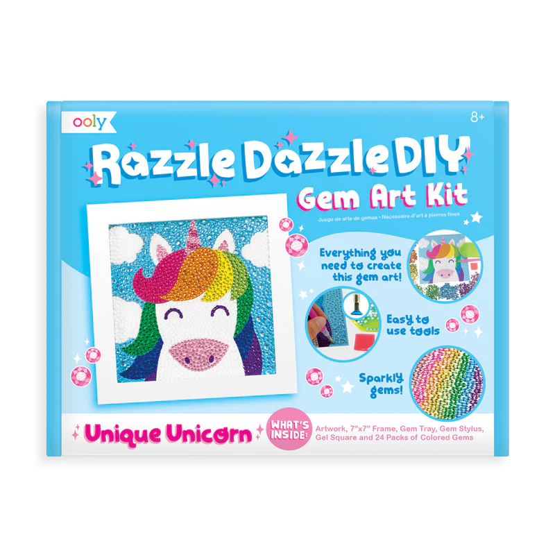 Razzle Dazzle DIY Gem Art Kit Unicorn by Ooly