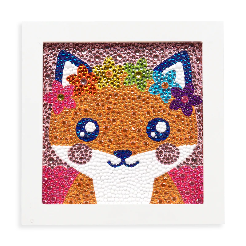 Razzle Dazzle Friendly Fox Gem Art Kit by Ooly 1