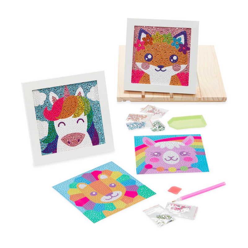 Razzle Dazzle Friendly Fox Gem Art Kit by Ooly 3