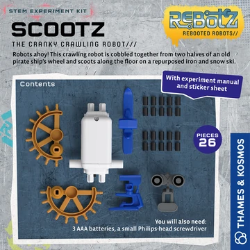 ReBotz Scootz The Cranky Crawling Robot by Thames Kosmos 1