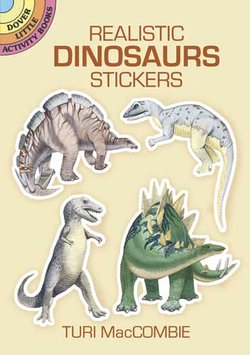 Realistic Dinosaurs Stickers by Dover Publications