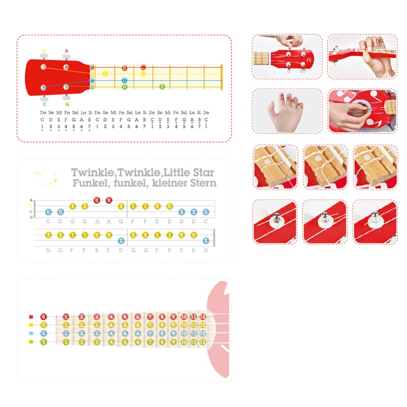 Red Ukulele by Hape 3
