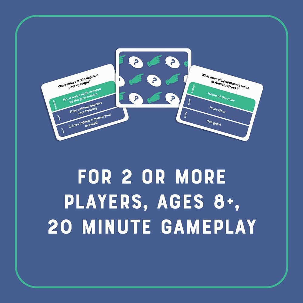 Ridleys Games Room Bluff It Trivia Game by Chronicle Books 3