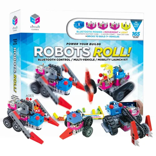 Robots Roll Circuit Cube Kit by Tundra
