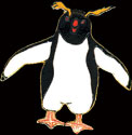 Rock Hopper Penguin Pin by WM Spear Designs