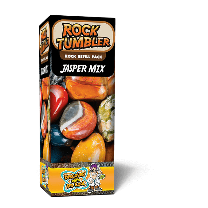 Rock Tumbler Refill Pack Jasper by Discover With Dr. Cool