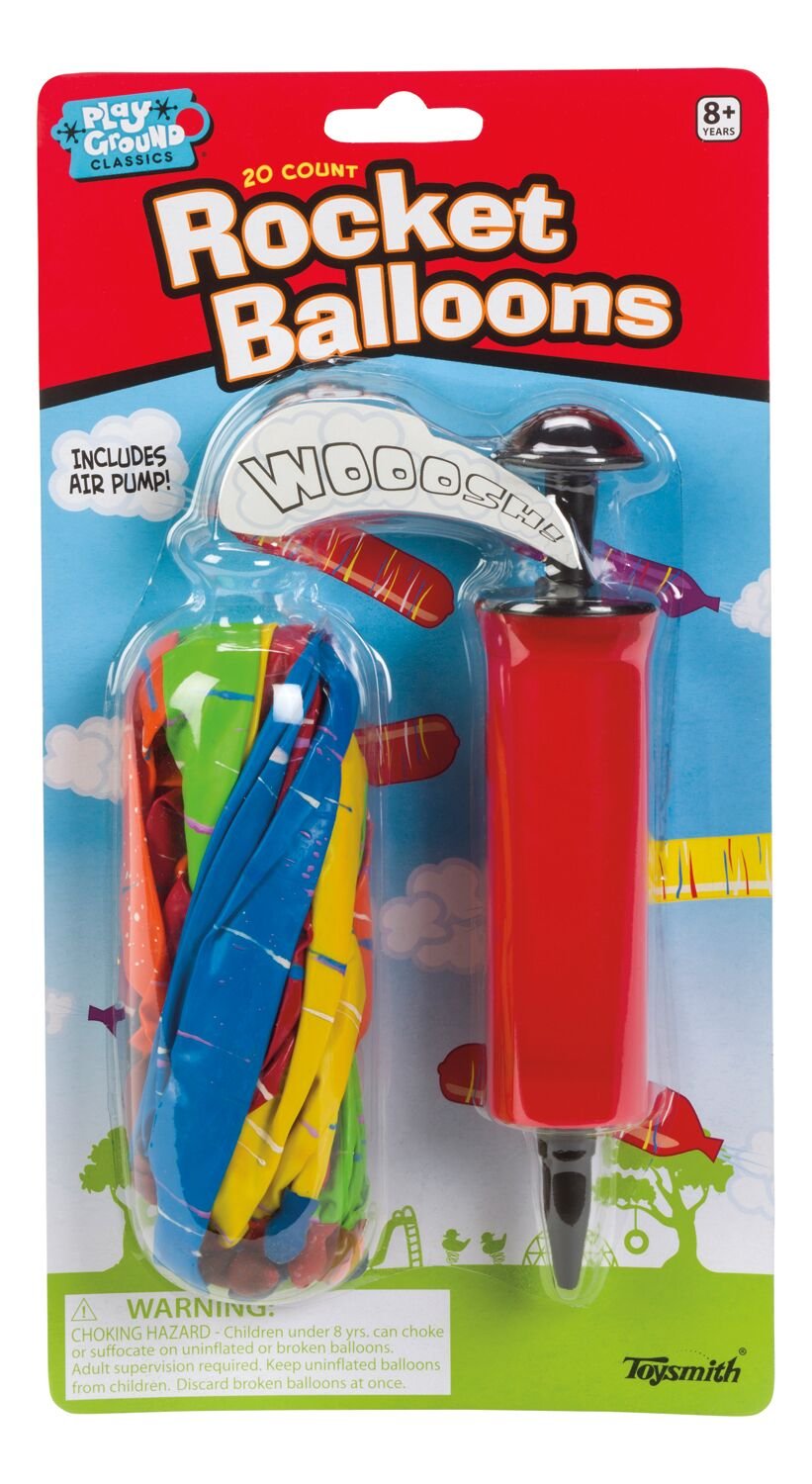 Rocket Balloons and Pump by Toysmith