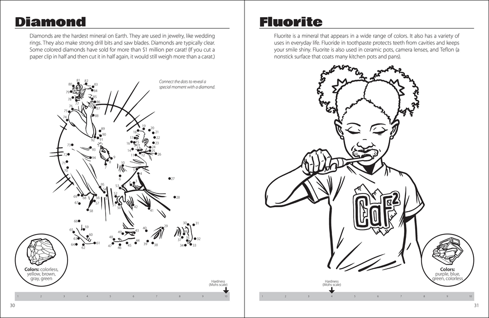 Rocks Minerals Activity Book by Adventure Keen 2