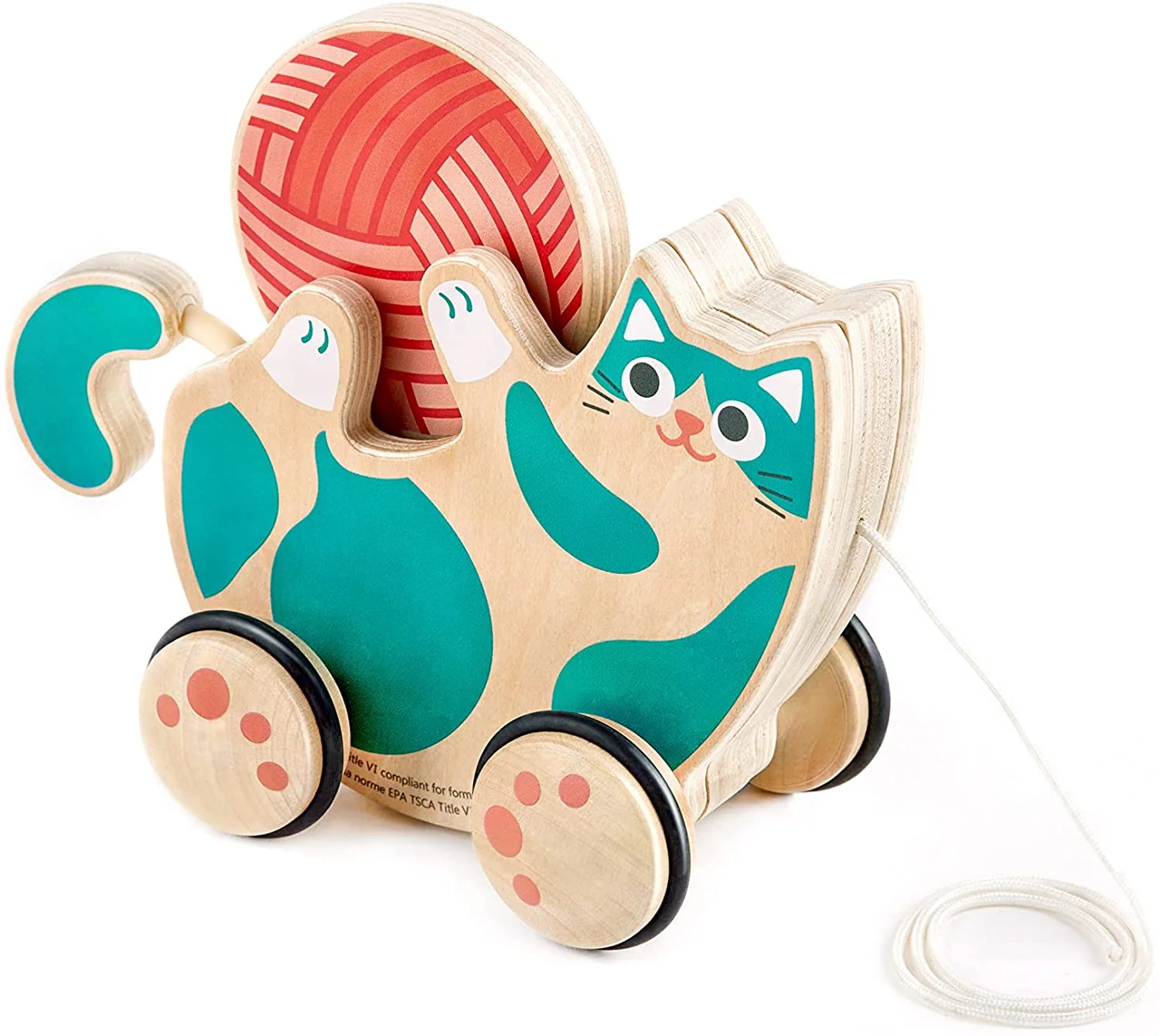 Roll & Rattle Kitten-by-Hape