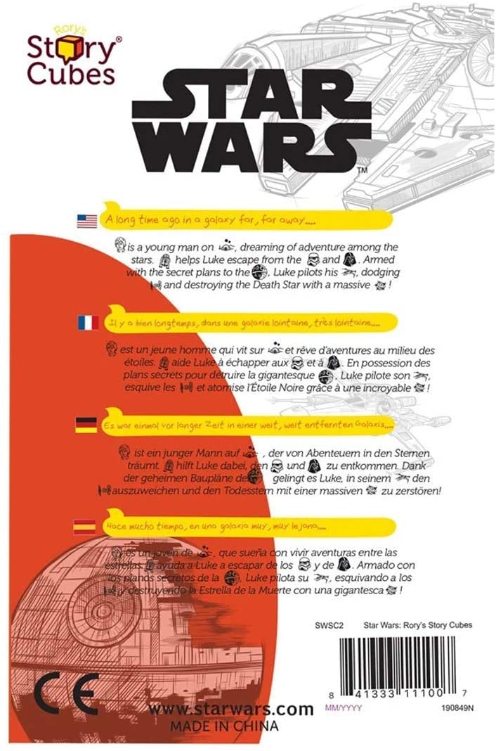 Rorys Story Cubes Star Wars by Asmodee 1