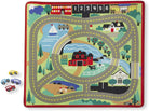 Round the Town Road Rug Car Set by Melissa Doug 1