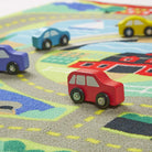 Round the Town Road Rug Car Set by Melissa Doug 2
